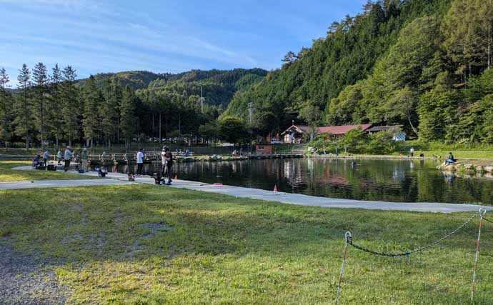 「表層マイクロが切り札！」夏の平谷湖フィッシングスポットでエリアトラウト攻略【長野】