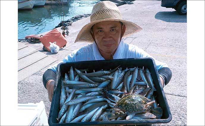 【沖釣り釣果速報】金洲五目でヒメダイ・ウメイロ登場！スルメイカは2時間50匹（愛知・静岡）
