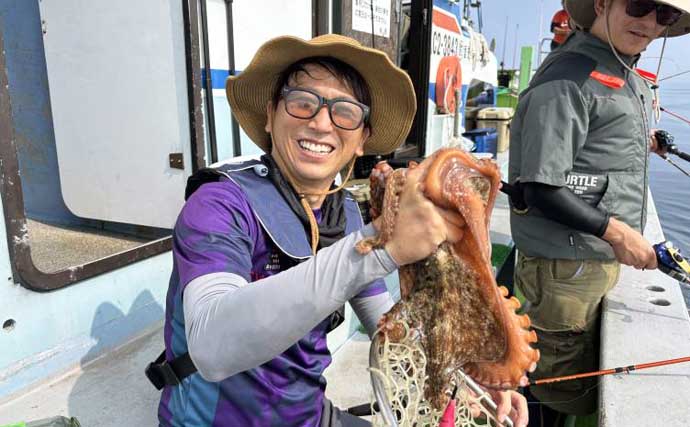 【沖釣り釣果速報】金洲五目でヒメダイ・ウメイロ登場！スルメイカは2時間50匹（愛知・静岡）