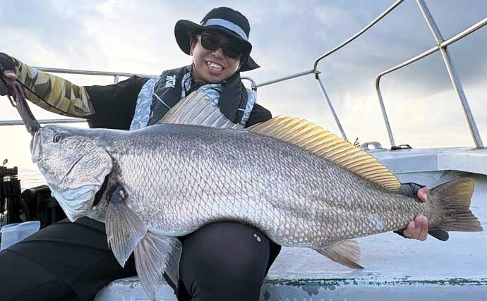 【沖釣り釣果速報】クエ狙いの出船で19kg浮上！タテ釣りではヒラメやマダイも好調（三重）