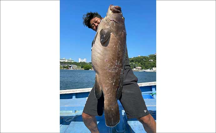【沖釣り釣果速報】クエ狙いの出船で19kg浮上！タテ釣りではヒラメやマダイも好調（三重）