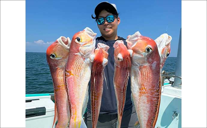 【沖釣り釣果速報】富山湾のリレー便でアマダイ爆釣！アカムツ不発もオニカサゴ交じり土産十分（北陸）