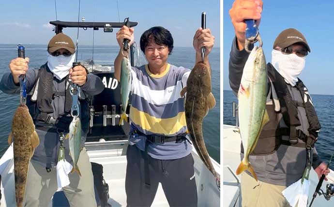 【沖のルアー釣果速報】伊勢湾のナイトロック便で全員安打！キジハタ＆カサゴ好調（愛知）