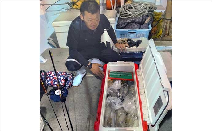 【沖釣り釣果速報】玄界灘の夜焚きイカ釣りで釣る人三桁続出！良型・パラソル級も登場（福岡）