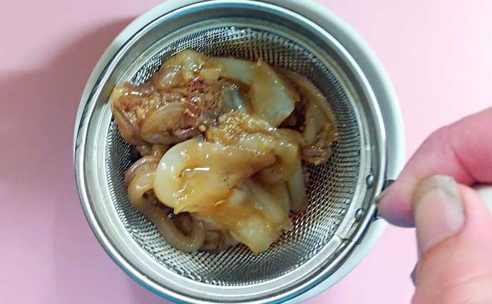 釣ったイカで作る「ビールのつまみ」レシピ：ヤリイカ下足の唐揚げ　水気残りに要注意