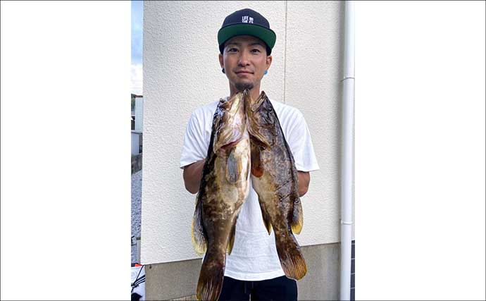 夜の地磯での底物釣りでクエ3尾！【山口】スタンディングファイトでキャッチ