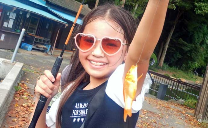 『森屋荘』でのキンギョ釣りで23尾キャッチ【東京・八王子】見釣りは意外とテクニカル？