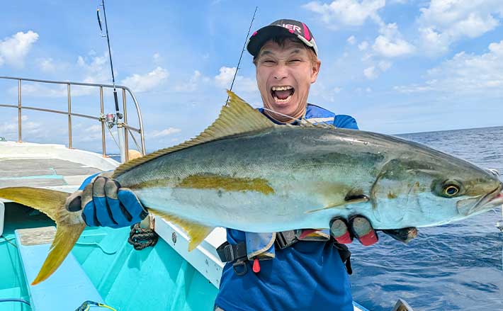 諦めかけた終盤に歓喜！」日立沖のジギング船でヒラマサ3.2kgを手中