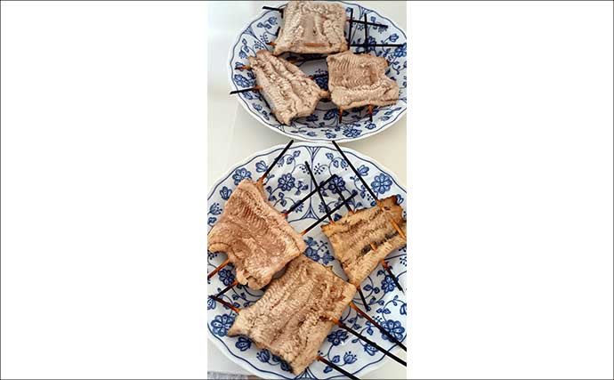 平作川のウナギ釣りで良型ウナギ2尾を手中【神奈川】エサの太ミミズが奏功