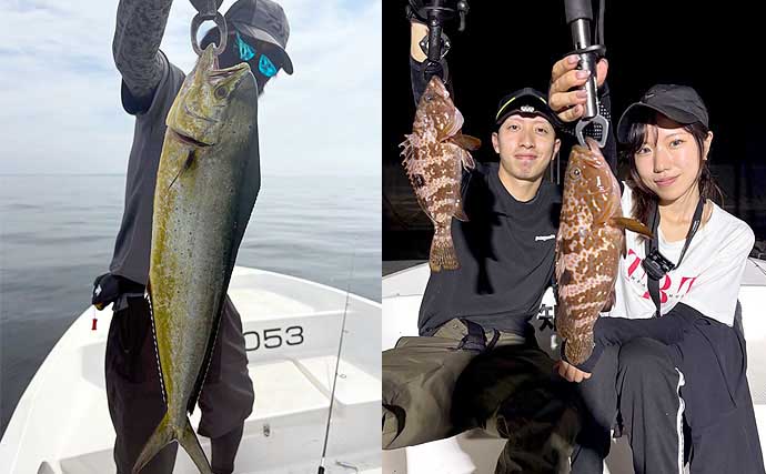 【沖釣りルアー釣果速報】キャスティング便でサワラ痛恨バラシもツバス＆シイラがガツンとヒット（愛知）