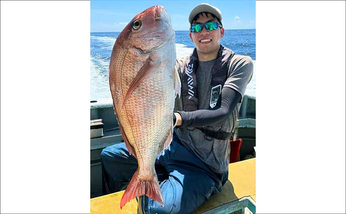【沖釣り釣果速報】御前崎沖の金洲五目便で多彩な魚種連発！マダイも含め13目を確保（静岡・愛知）
