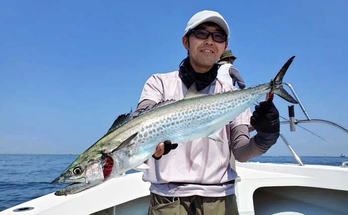 木更津沖のサワラゲームで77cm良型を確保！　攻略のカギはヘビーブレードジグと超速巻き