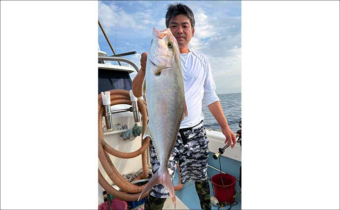 【沖釣り釣果速報】玄界灘の落とし込み釣りでヒラマサ100cm浮上！マダイ・カンパチも絶好調（福岡）