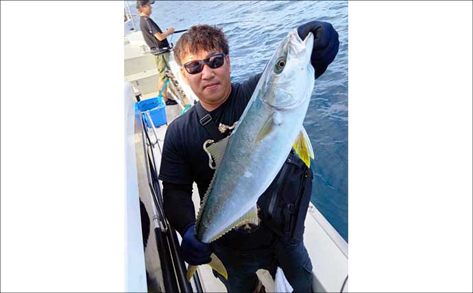 【沖釣り釣果速報】玄界灘の落とし込み釣りでヒラマサ100cm浮上！マダイ・カンパチも絶好調（福岡）