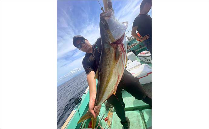 【沖釣り釣果速報】玄界灘の落とし込み釣りでヒラマサ100cm浮上！マダイ・カンパチも絶好調（福岡）