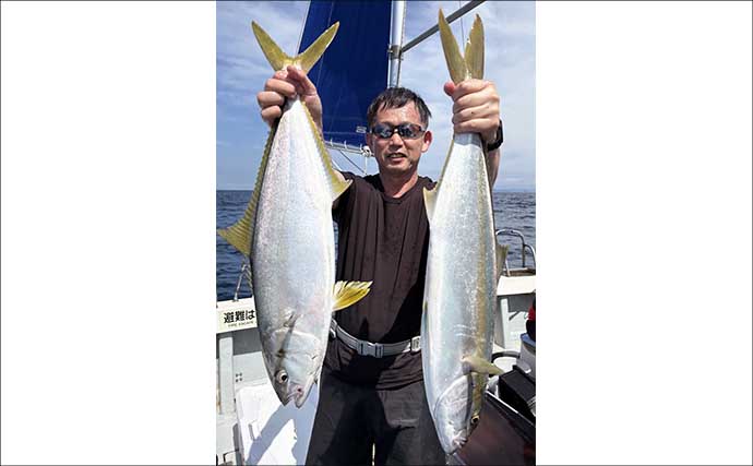 【沖釣り釣果速報】玄界灘の落とし込み釣りでヒラマサ100cm浮上！マダイ・カンパチも絶好調（福岡）