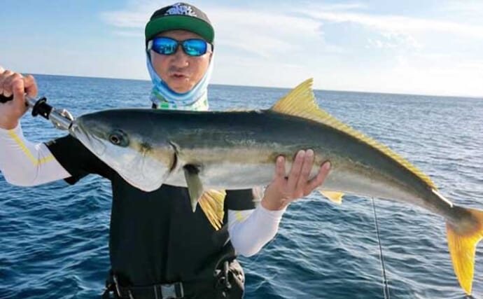 【沖釣り釣果速報】五島西側沖の一泊遠征ルアー釣りで12kgヒラマサがドーンとヒット！（長崎・佐賀）