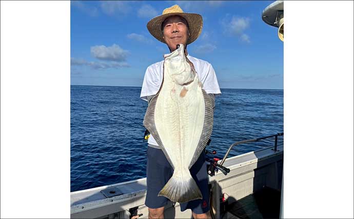 【沖釣り釣果速報】芦屋沖の落とし込み釣りでヒラマサ95cm好捕！イワシエサに好反応（福岡）