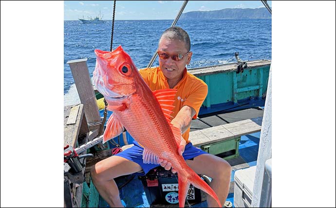 「中深海五目＆泳がせで大物狙い！」八丈島遠征釣行で良型オナガダイや17kgヒラマサを手中【東京】