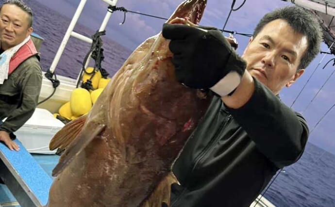 【沖釣り釣果速報】玄界灘のリレー釣りで大物炸裂！アラ12kg＆ヒラマサ11kg登場（福岡）