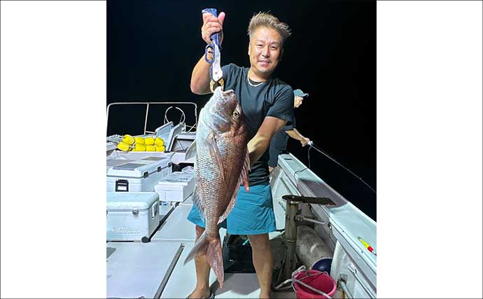 【沖釣り釣果速報】玄界灘の夜焚きイカ船で釣る人ケンサキイカ116尾！大剣サイズも登場（福岡）