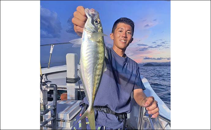 「アジもイカも高確率ヒット！」イカメタル＆バチコンリレー便でアカイカと30cm級アジ連発【三重】