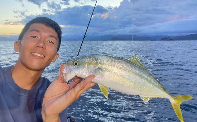 「アジもイカも高確率ヒット！」イカメタル＆バチコンリレー便でアカイカと30cm級アジ連発【三重】