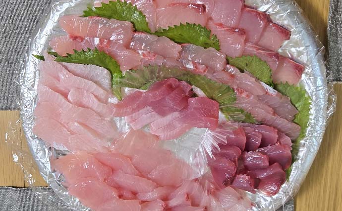 シーズン初の船落とし込み釣りで8kg級ヒラマサを手中【佐賀】微風快晴の好条件で大型ヒット