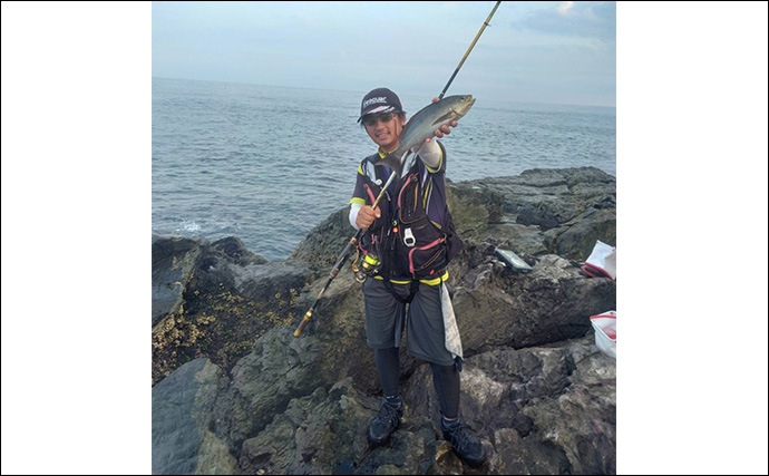 「昼はグレ！夜は良型イサキ！」　有名磯でのフカセ釣りを満喫【大分・深島】