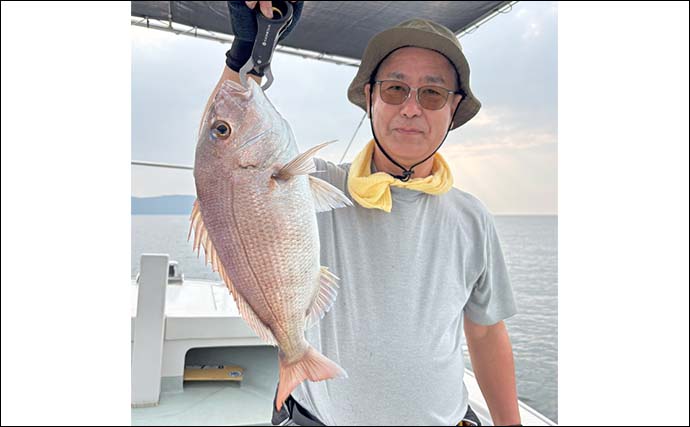 「調査便で五目達成！」小豆島沖の落とし込み釣りで55cmハマチ＆47cmマダイを手中【香川】