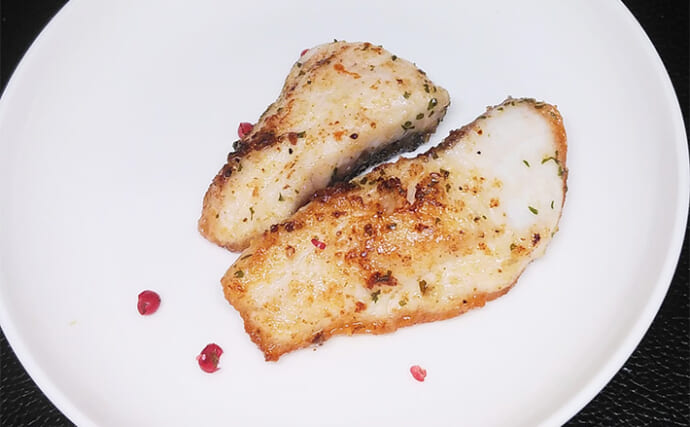 釣った魚で作る「あるでお肉？」レシピ：ボラのスパイシー焼き　しっかり焼きがおすすめ