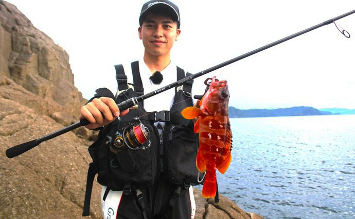 『ティーロMR』で挑む磯ロックフィッシュゲーム【三重・尾鷲】良型アカハタ＆オオモンハタ浮上！