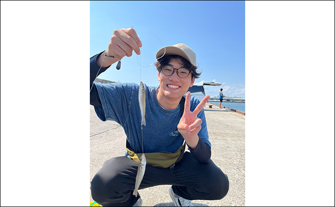大阪湾の波止でのチョイ投げ釣りでキス爆釣を堪能【泉大津】10mの至近距離で連発