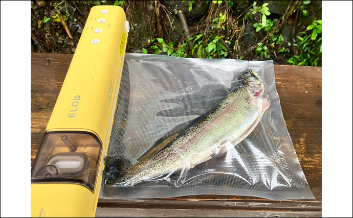 「釣ったその場で真空パック！」Suseal Homeを持ち込んでニジマスを丸ごと保存＆調理してみた