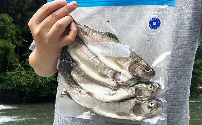 「釣ったその場で真空パック！」Suseal Homeを持ち込んでニジマスを丸ごと保存＆調理してみた
