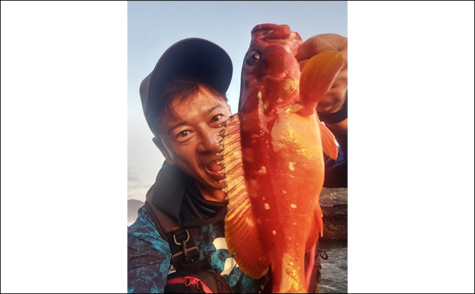 米水津の磯ロックゲームで35cmアカハタ＆33cmオオモンハタ好捕【大分】ライトタックル戦術が奏功