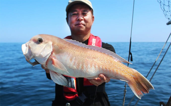 「釣り人の特権！」美味魚【贅沢】リレー釣行でシロアマダイにヒメダイ　本命手中の決め手は大容量バッテリー？
