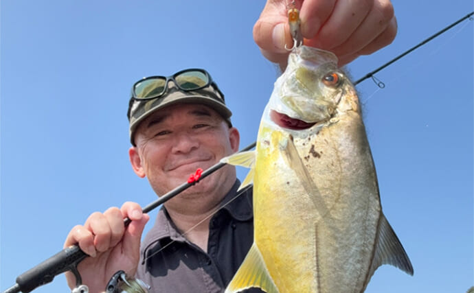 伊豆ライトゲームでメッキアジ＆クロダイをキャッチ！【静岡】チニングではコチがヒット