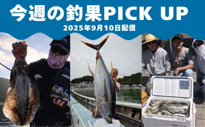 相模湾でキハダ37kg超ゲット！ようやくコマセに反応アリ？【全国の釣果速報6選】