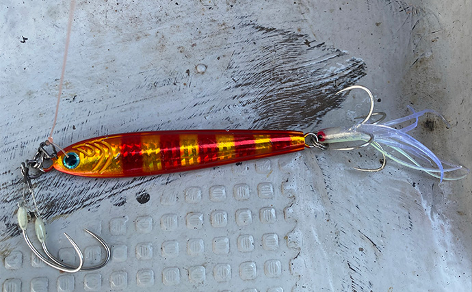 「タコベイトの効果抜群！」タチウオジギングで本命連発！【大阪・釣人家】