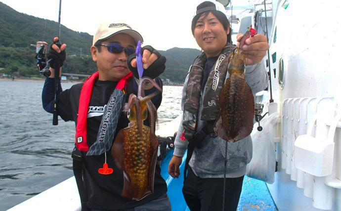 「新・最強伝説誕生！」新製品エギ『アオリクスTR』デビュー戦でアオリイカ乱舞【福井】