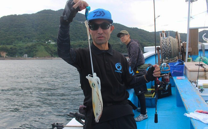 「新・最強伝説誕生！」新製品エギ『アオリクスTR』デビュー戦でアオリイカ乱舞【福井】