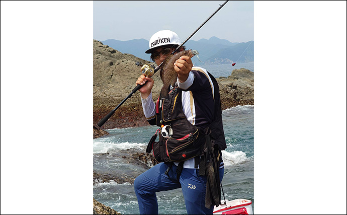 人気沖磯でフカセ・エギング・ロックゲームの欲張り釣行【大分】本命3魚種と対面成功