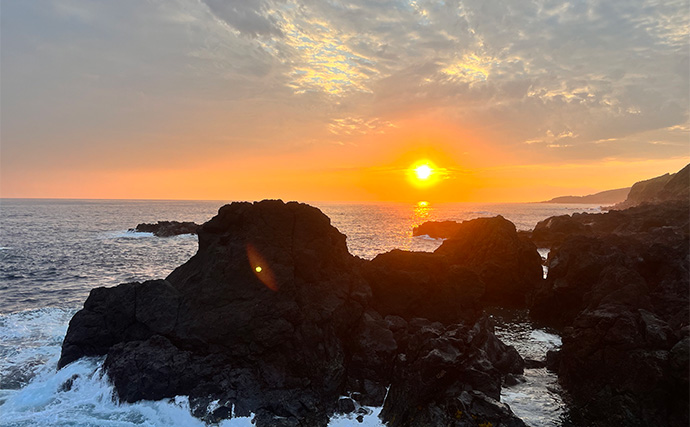 「スマートウォッチの有無で釣果が決まる？」 伊豆大島を１周して磯釣りポイントを探索してみた