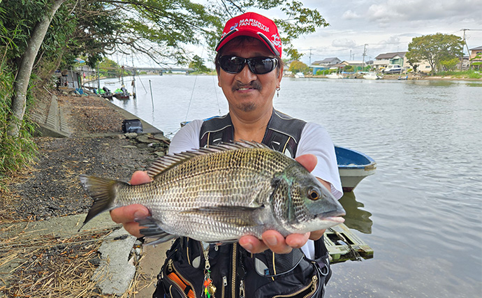 河川でのクロダイフカセ釣りに初挑戦【茨城・大洗】リバーチヌ9匹手中に大満足