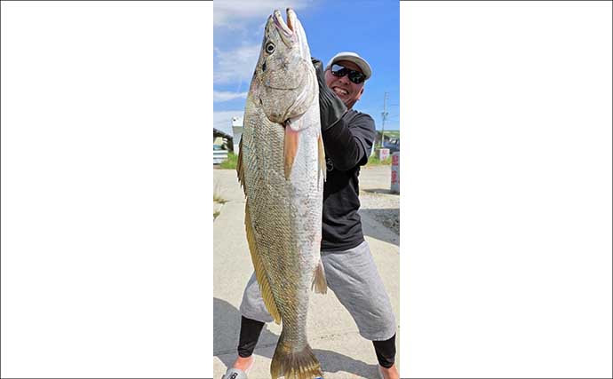 【沖釣りルアー釣果速報】ジギング便でメーターオーバー11kg超オオニベを手中！（愛知・三重）