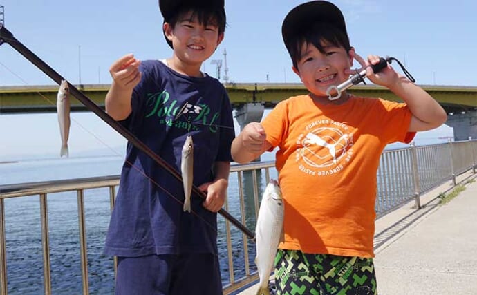 「ファミリーで思い出づくり！」ちょい投げ釣りで良型キス連発【愛知・りんくう常滑釣り護岸】