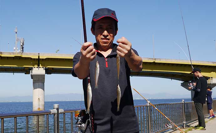 「ファミリーで思い出づくり！」ちょい投げ釣りで良型キス連発【愛知・りんくう常滑釣り護岸】