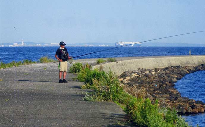 鈴鹿川河口のチョイ投げ釣りでハゼ36匹手中【三重・四日市】コトヒキ＆セイゴも交じり3目達成