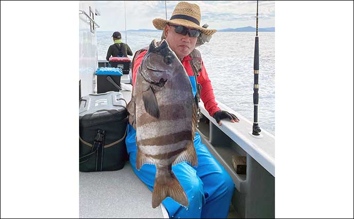 【沖釣り釣果速報】アマダイ便で1kg超え良型シロアマダイ浮上！赤白そろい踏みでゲット（愛知・静岡）